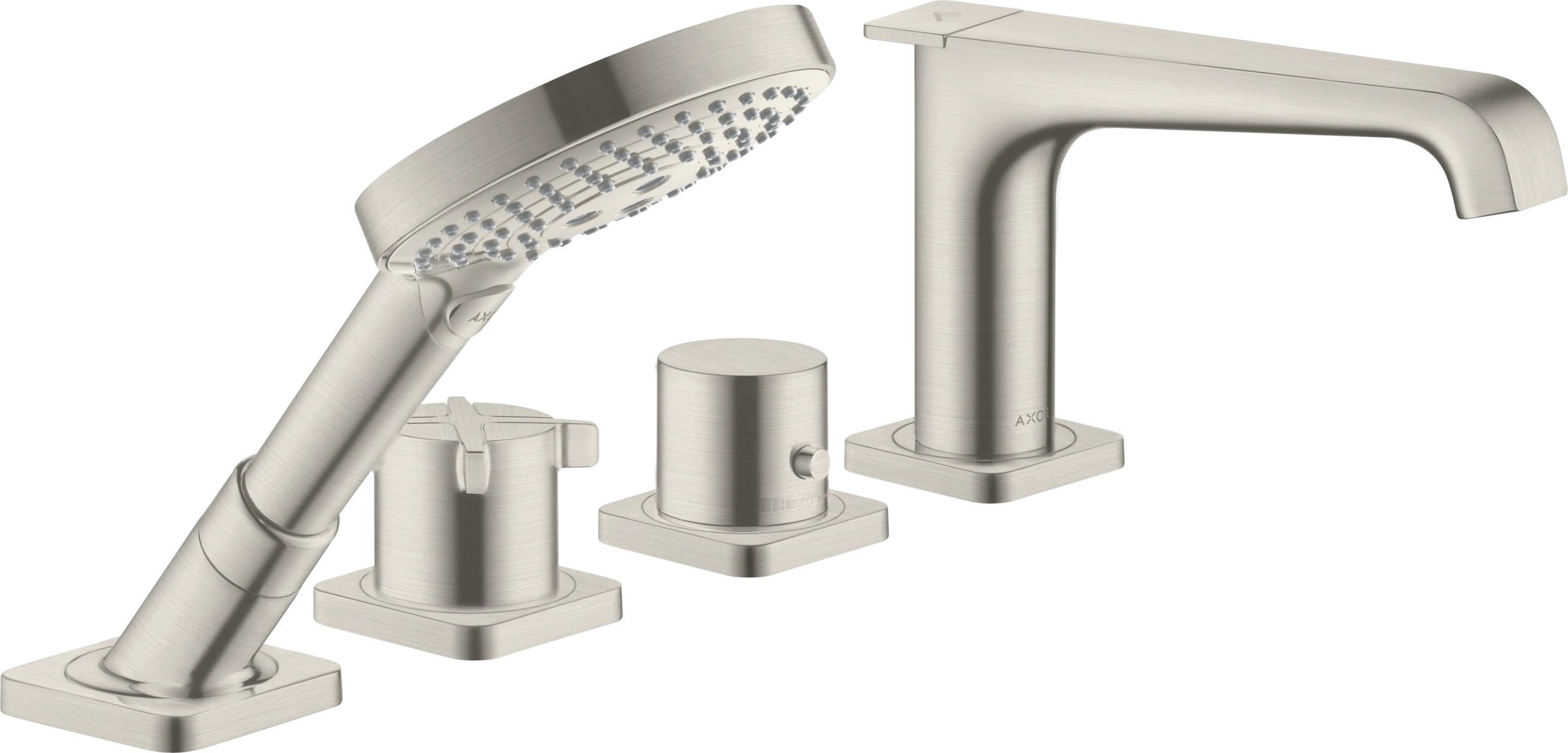 Axor Citterio E Thermostatic Bath Filler Concealed 504 X 263 X 128mm Stainless Steel