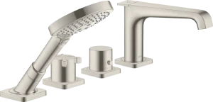 Axor Citterio E Thermostatic Bath Filler Concealed 504 X 263 X 128mm Stainless Steel