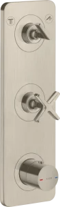 Axor Citterio E Thermostatic Shower Mixer Concealed 440 X 238 X 102mm Nickel - Brushed