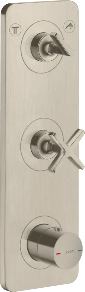 Axor Citterio E Thermostatic Shower Mixer Concealed 440 X 238 X 102mm Nickel - Brushed product image - Image 1