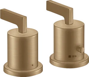 Axor Citterio Thermostatic Bath Filler Concealed 130 X 110 X 87mm Bronze - Brushed