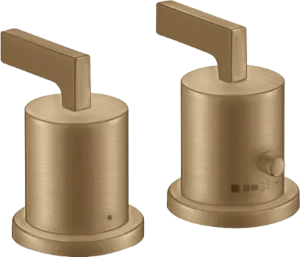 Axor Citterio Thermostatic Bath Filler Concealed 130 X 110 X 87mm Bronze - Brushed product image - Image 1