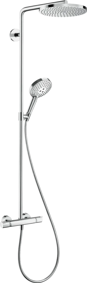 Hansgrohe Raindance S Showerpipes With Thermostatic Mixer 1100 X 360 X 115mm Chrome product image - Image 1