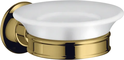 Axor Montreux Soap Dishes /-basket 180 X 165 X 73mm Gold - Polished product image - Image 1