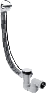 Hansgrohe Flexaplus Basic Set For Bath Filler With Waste And Overflow 459 X 249 X 111mm Chrome