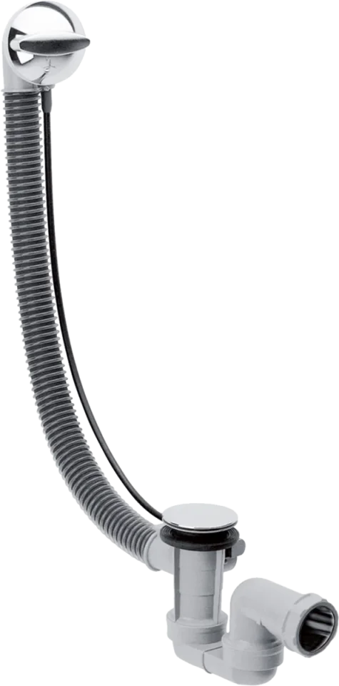Hansgrohe Flexaplus Basic Set For Bath Filler With Waste And Overflow 459 X 249 X 111mm Chrome product image - Image 1