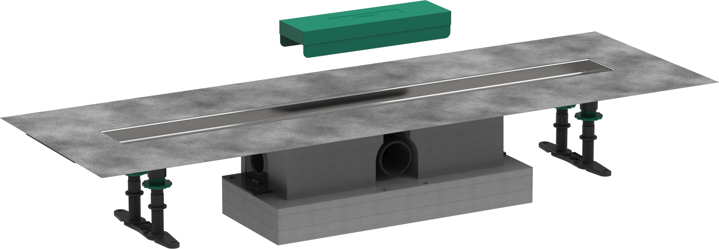 Hansgrohe Ubox Universal Concealed Basic Set Shower Wastes 983 X 155 X 132mm
