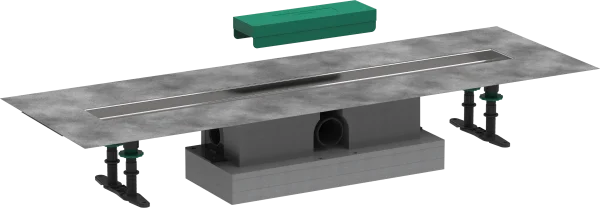 Hansgrohe Ubox Universal Concealed Basic Set Shower Wastes 983 X 155 X 132mm