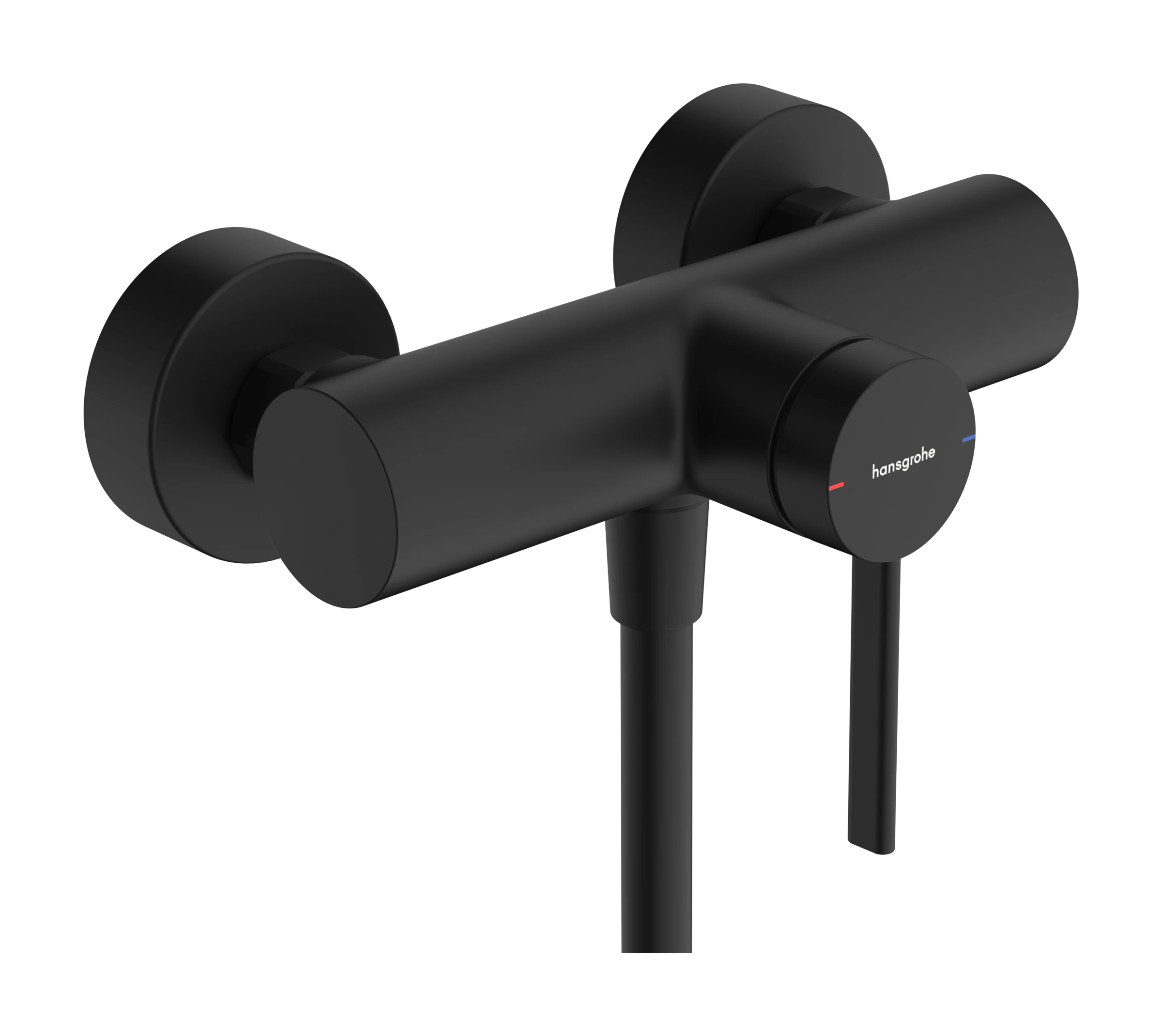 Hansgrohe Zesis S Shower Mixers Exposed 245 X 200 X 155mm Black - Matt