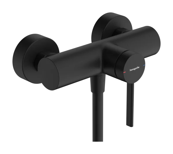 Hansgrohe Zesis S Single Lever Shower Mixer For Exposed Installation Matt Black