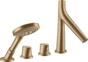 Axor Starck Organic Thermostatic Bath Filler Concealed 504 X 263 X 128mm Bronze - Brushed