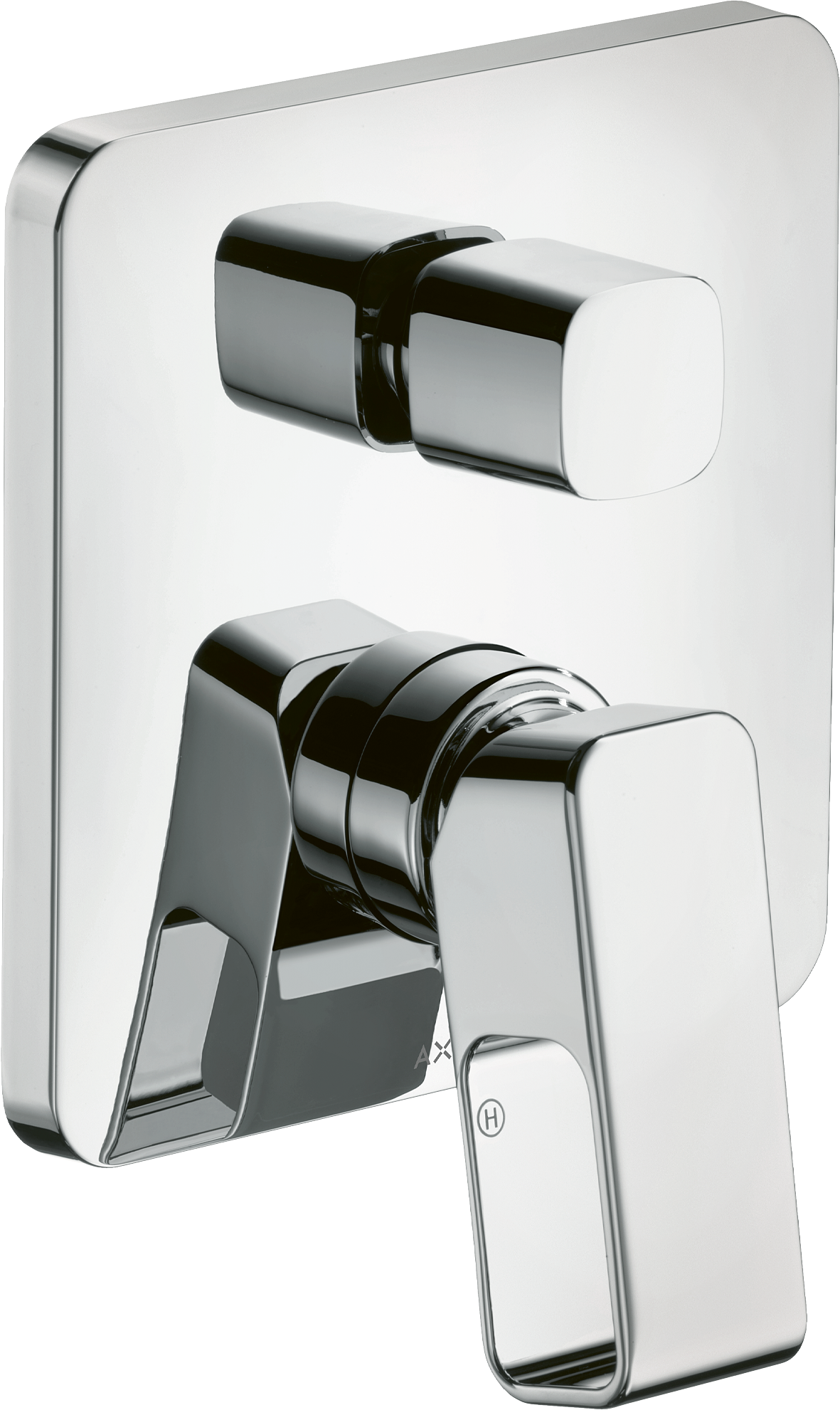 Axor Urquiola Bath Mixers Concealed 217 X 187 X 135mm Nickel - Brushed