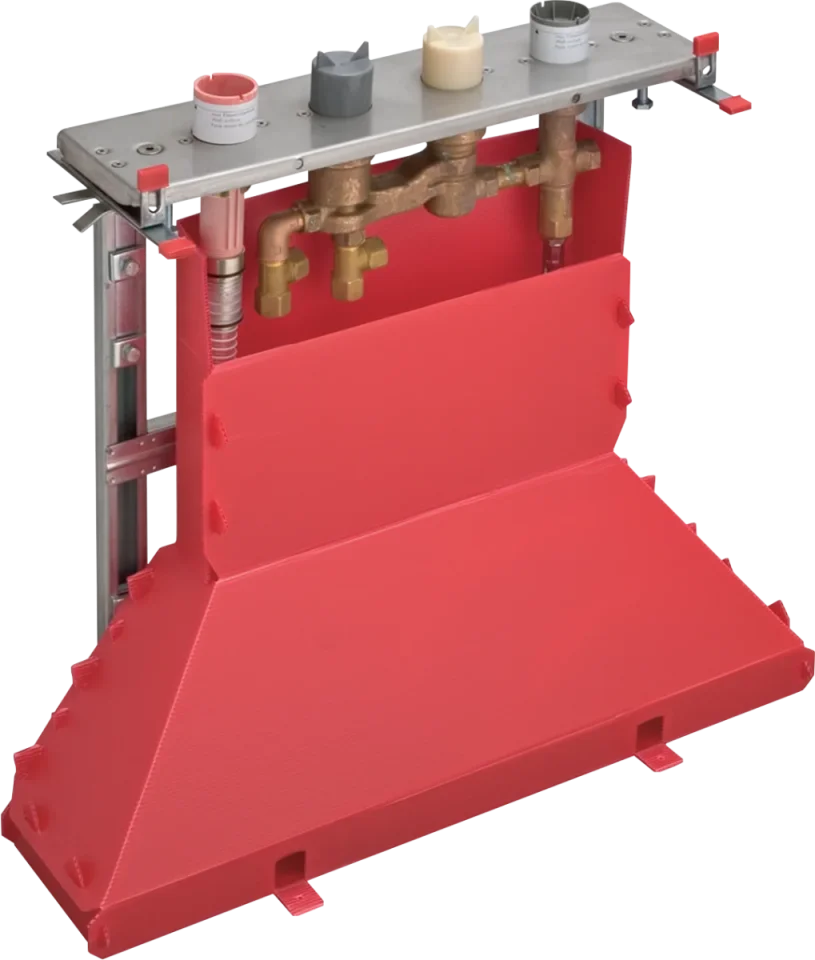 Axor Concealed Basic Set 3-/4- Hole Bath Mixers 740 X 660 X 292mm product image - Image 1