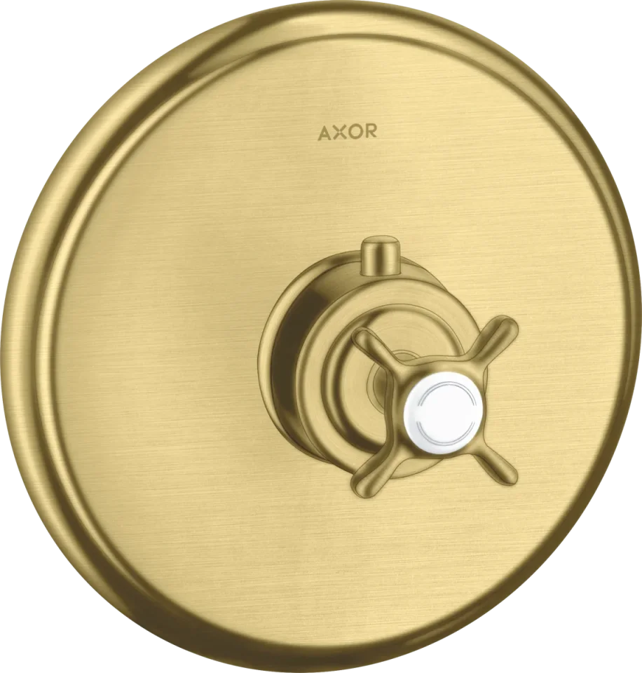 Axor Montreux Thermostatic Shower Mixer Concealed 217 X 187 X 135mm Brass - Brushed product image - Image 1
