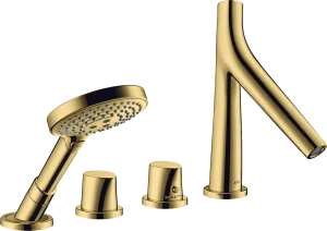 Axor Starck Organic Thermostatic Bath Filler Concealed 504 X 263 X 128mm Gold - Polished