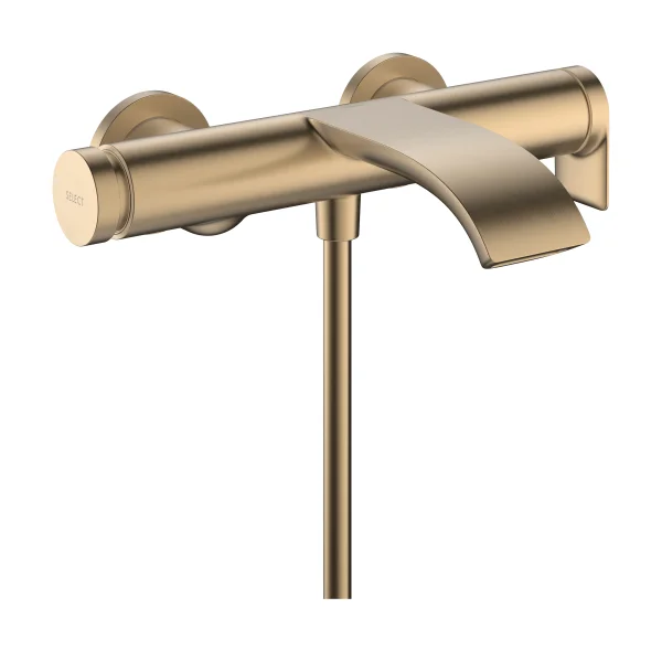 Hansgrohe Vivenis Single Lever Bath Mixer For Exposed Installation Brushed Bronze