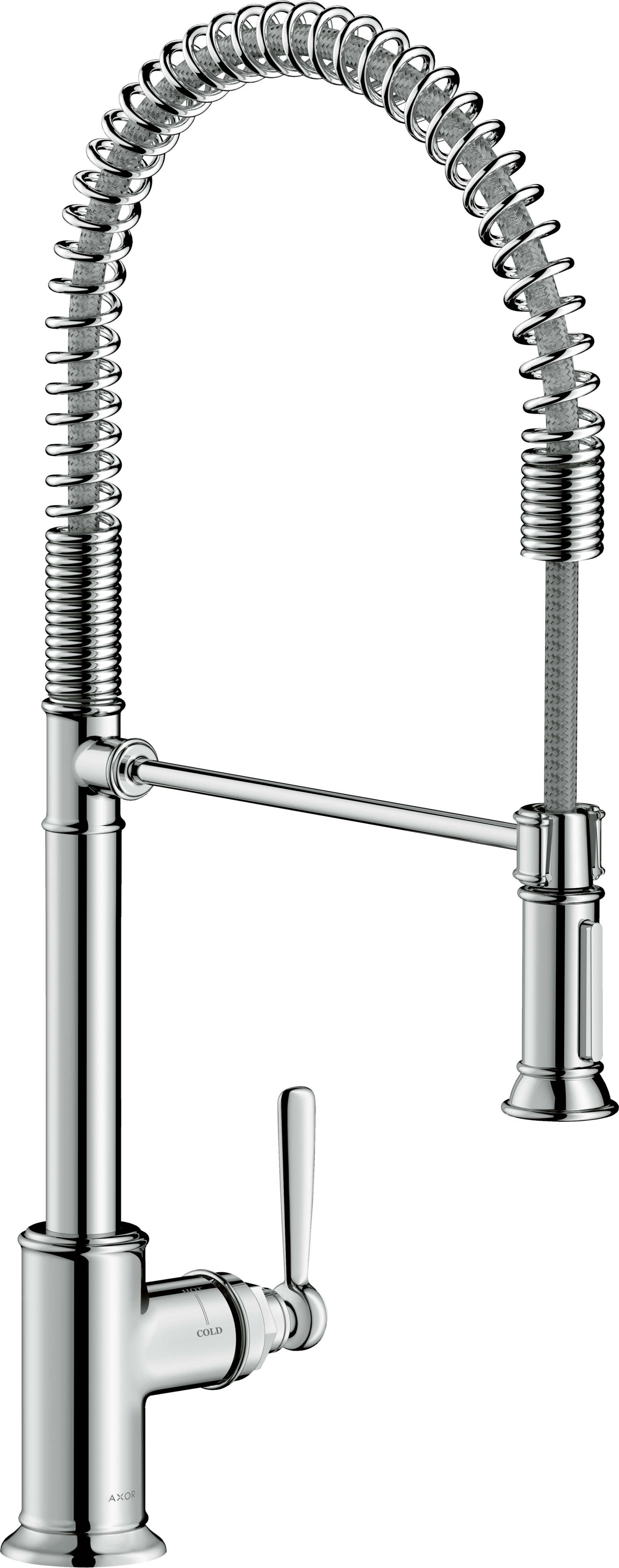 Axor Montreux Manual Kitchen Mixers 555 X 308 X 107mm Gunmetal/chrome - Brushed