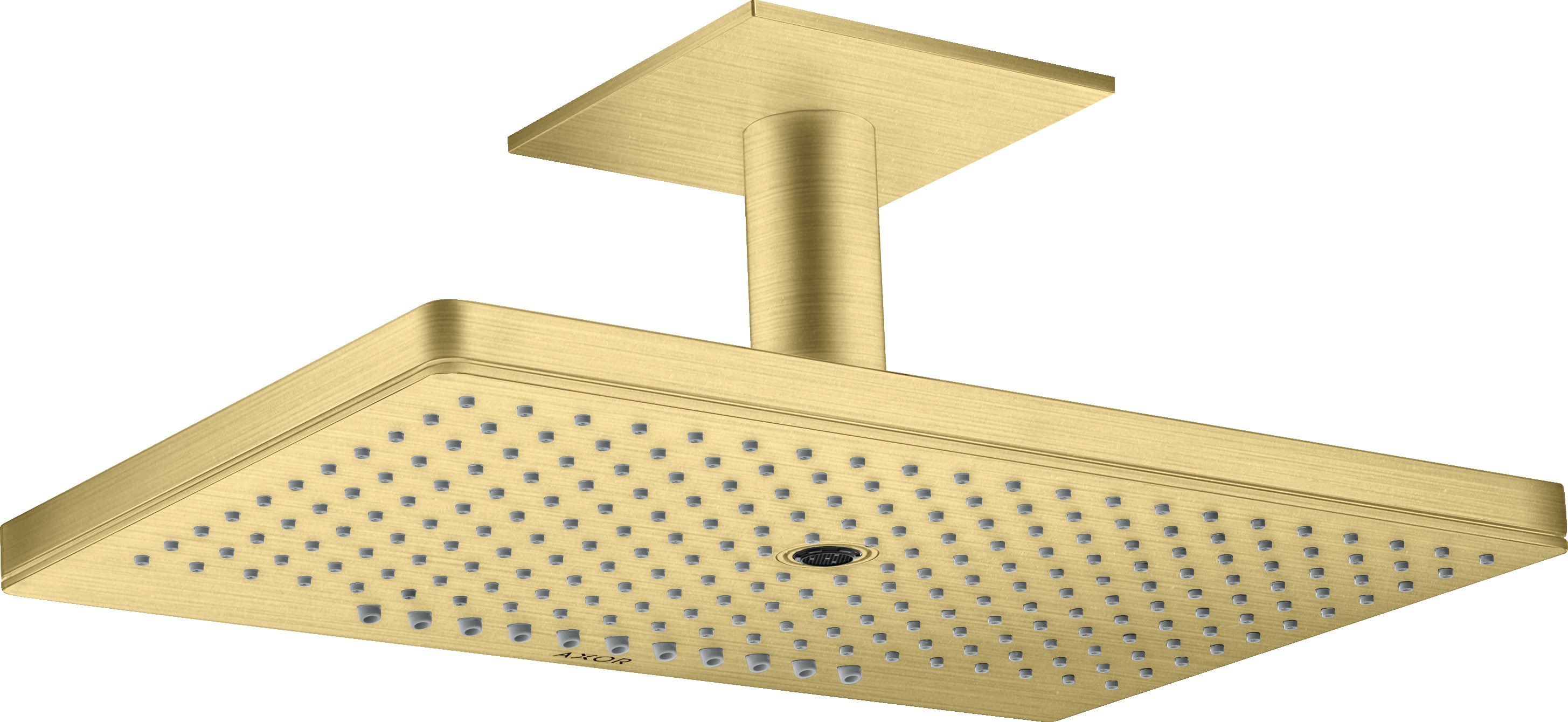 Axor Showersolutions Overhead Showers 575 X 380 X 202mm Brass - Brushed
