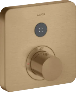 Axor Showerselect Thermostatic Mixer Softsquare For Concealed Installation For 1 Outlet Brushed Bronze