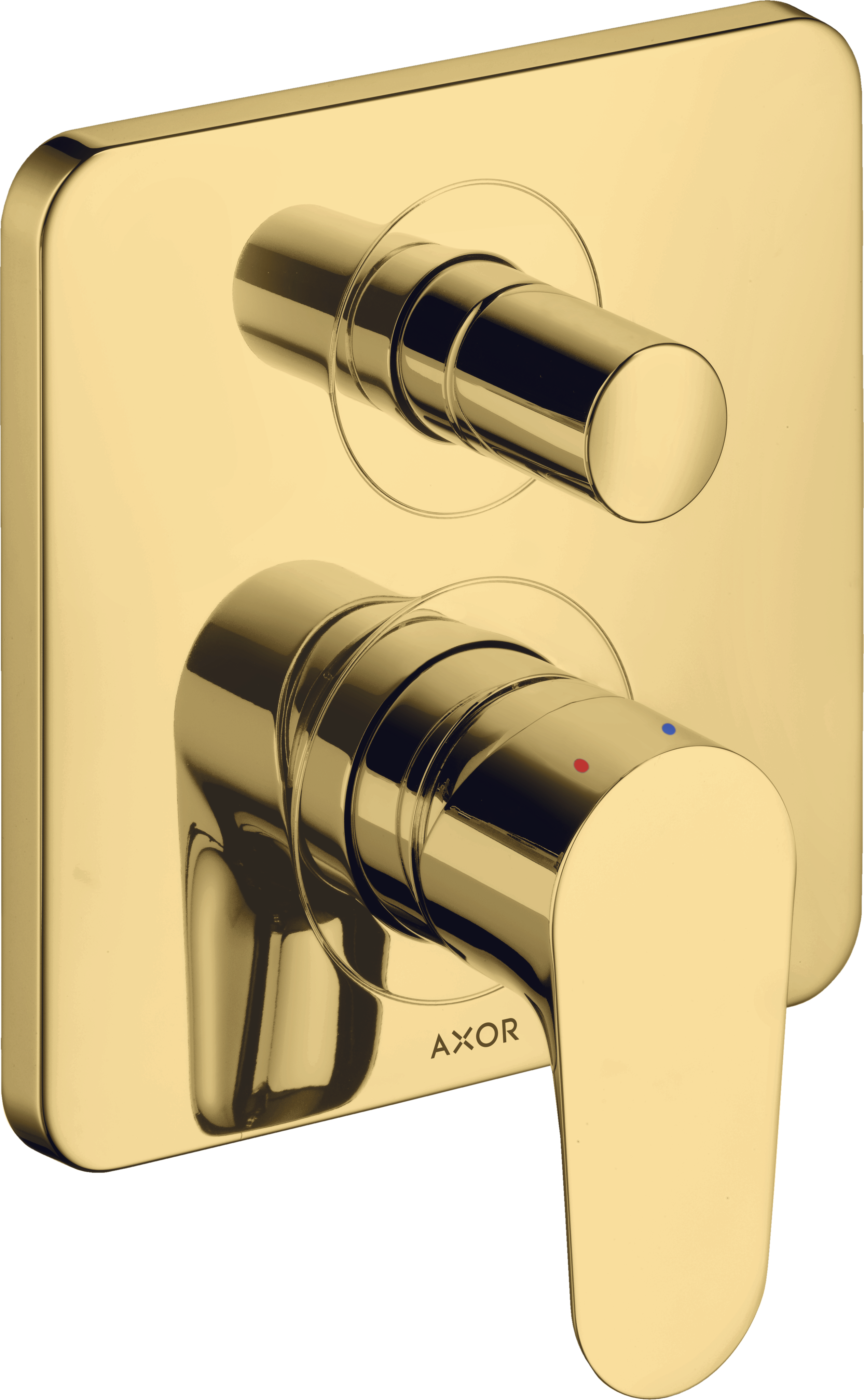Axor Citterio M Bath Mixers Concealed 217 X 187 X 135mm Gold - Polished