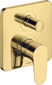 Axor Citterio M Bath Mixers Concealed 217 X 187 X 135mm Gold - Polished