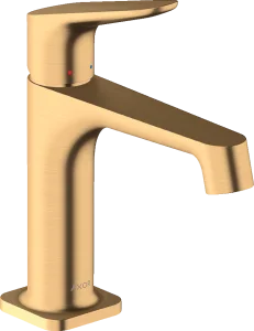 Axor Citterio M Single Lever Basin Mixer 100 With Pop-up Waste Brushed Brass