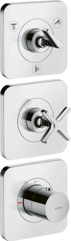 Axor Citterio E Thermostatic Shower Mixer Concealed 290 X 204 X 144mm Stainless Steel product image - Image 1