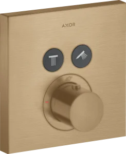 Axor Showersolutions Thermostatic Shower Mixer Concealed 220 X 185 X 135mm Bronze - Brushed
