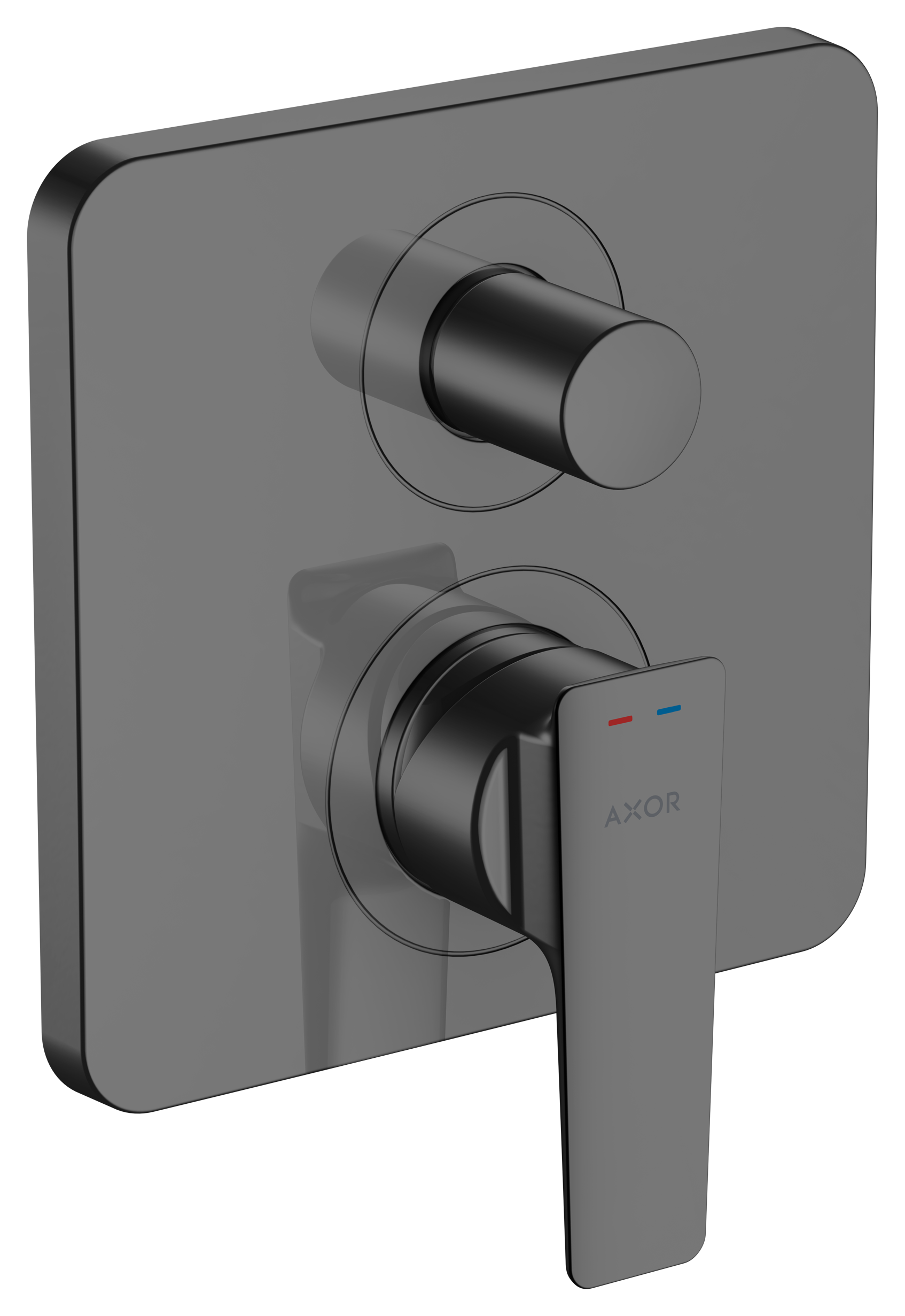 Axor Citterio E Bath Mixers Concealed 215 X 180 X 130mm Gunmetal/chrome - Polished