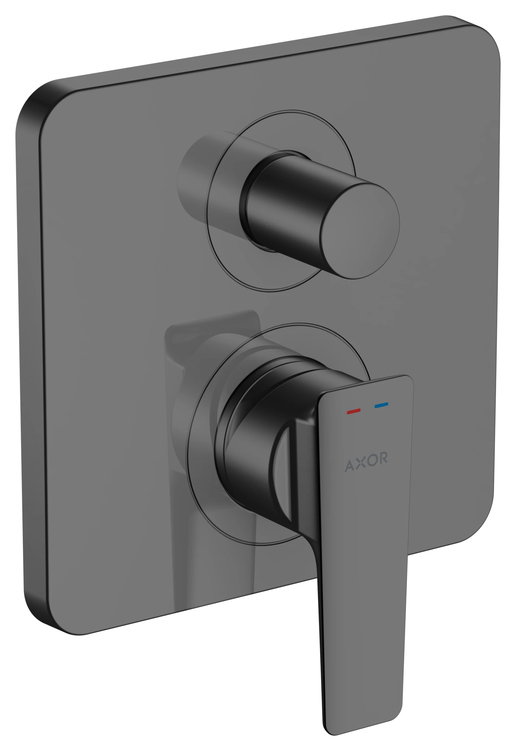 Axor Citterio E Bath Mixers Concealed 215 X 180 X 130mm Gunmetal/chrome - Polished