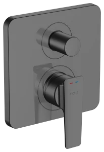 Axor Citterio E Bath Mixers Concealed 215 X 180 X 130mm Gunmetal/chrome - Polished
