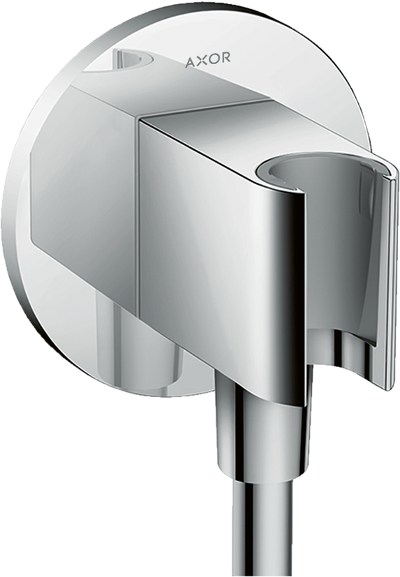 Axor Showersolutions Wall Outlet 130 X 110 X 90mm Gunmetal/chrome - Polished