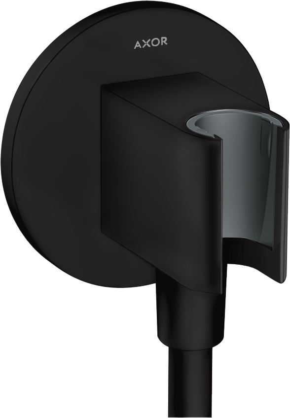 Axor Showersolutions Wall Outlet 130 X 110 X 90mm Black - Matt