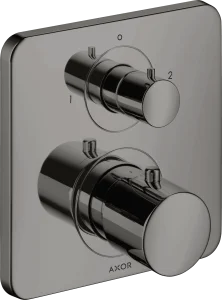 Axor Citterio M Thermostatic Shower Mixer Concealed 217 X 187 X 135mm Gunmetal/chrome - Polished