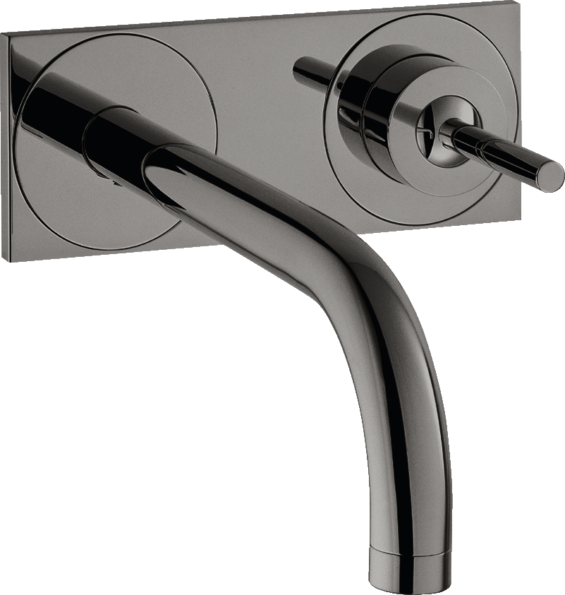 Axor Uno Manual Mixers 461 X 246 X 111mm Gunmetal/chrome - Polished