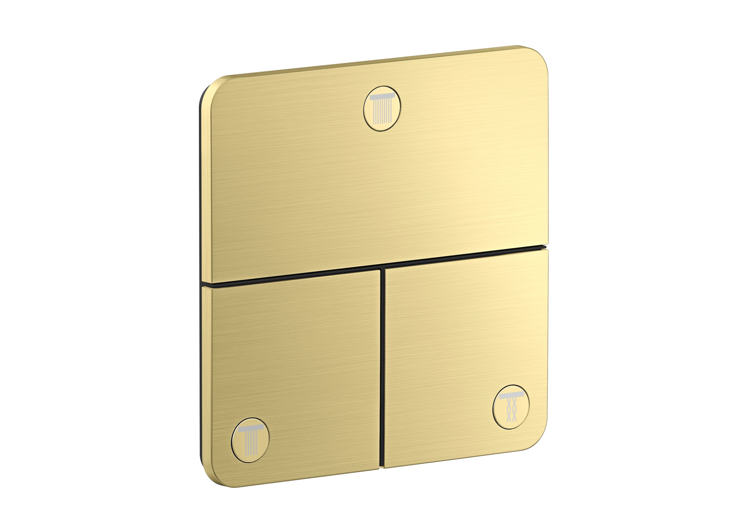 Axor Showerselect Id Valves Concealed 269 X 242 X 179mm Brass - Brushed