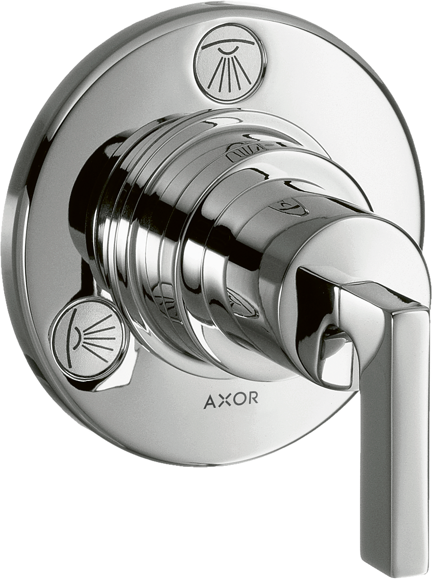 Axor Citterio Manual Shut-off & Diverter Valves 130 X 110 X 87mm Chrome