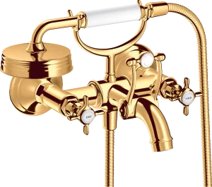 Axor Montreux Bath Mixers Exposed 250 X 218 X 195mm Gold - Polished