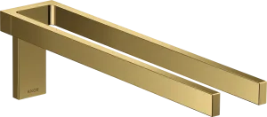 Axor Universal Rectangular Towel Holder 460 X 245 X 105mm Gold - Polished