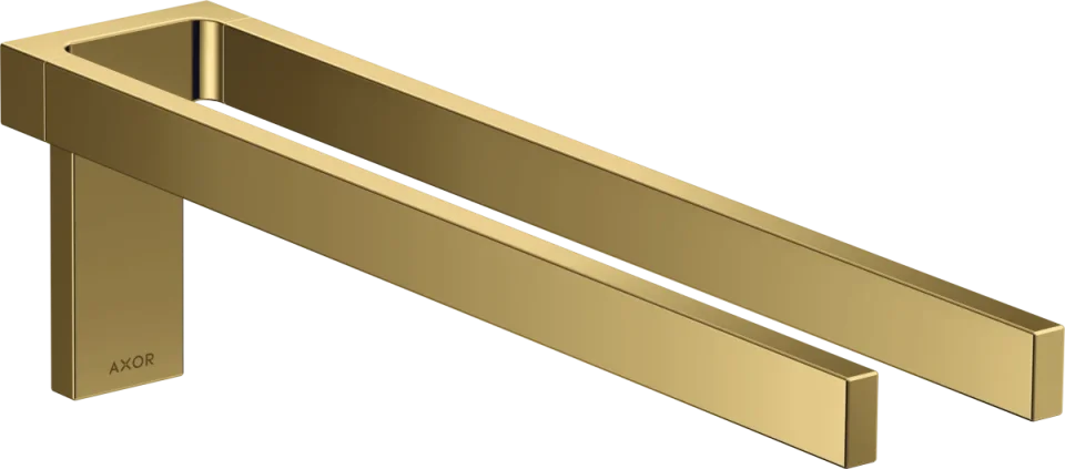 Axor Universal Rectangular Towel Holder 460 X 245 X 105mm Gold - Polished product image - Image 1