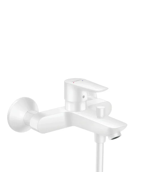 Hansgrohe Talis E Bath Mixers Exposed 246 X 199 X 155mm White - Matt