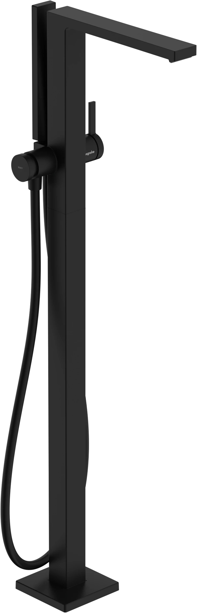 Hansgrohe Tecturis E Bath Mixers Concealed 1200 X 390 X 235mm Black - Matt