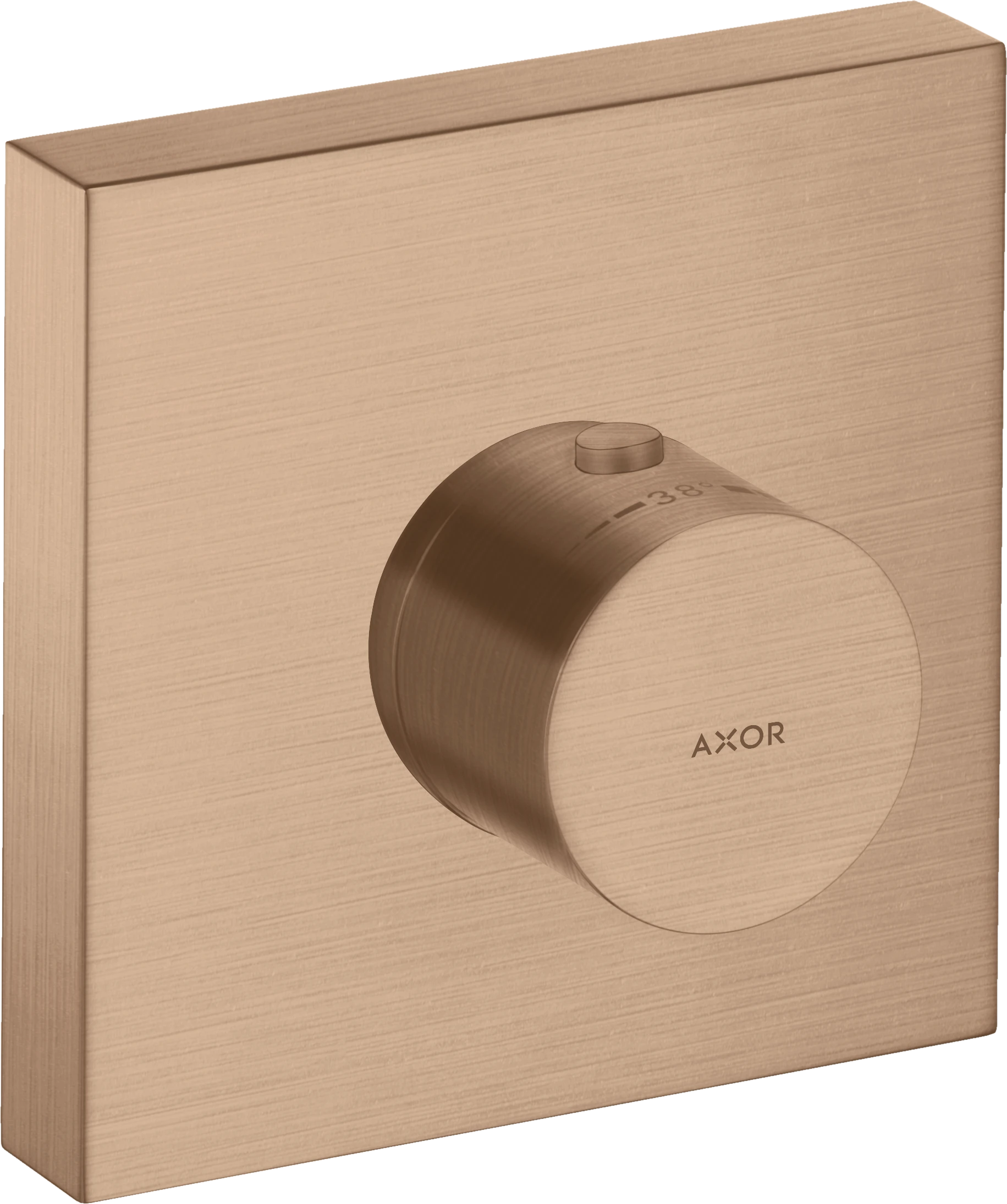 Axor Showersolutions Thermostatic Shower Mixer Concealed 300 X 206 X 136mm Rose Gold/gold - Brushed
