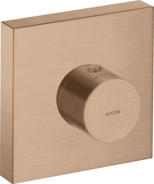Axor Showersolutions Thermostatic Shower Mixer Concealed 300 X 206 X 136mm Rose Gold/gold - Brushed