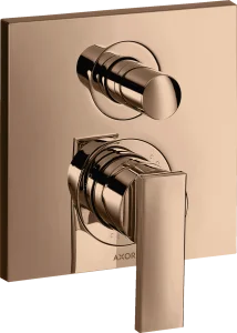 Axor Citterio Bath Mixers Concealed 217 X 187 X 135mm Rose Gold/gold - Polished