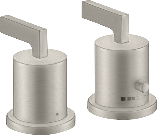 Axor Citterio Thermostatic Bath Filler Concealed 130 X 110 X 87mm Stainless Steel