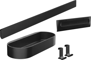 Hansgrohe Wallstoris Accessories Sets 560 X 172 X 83mm Black - Matt