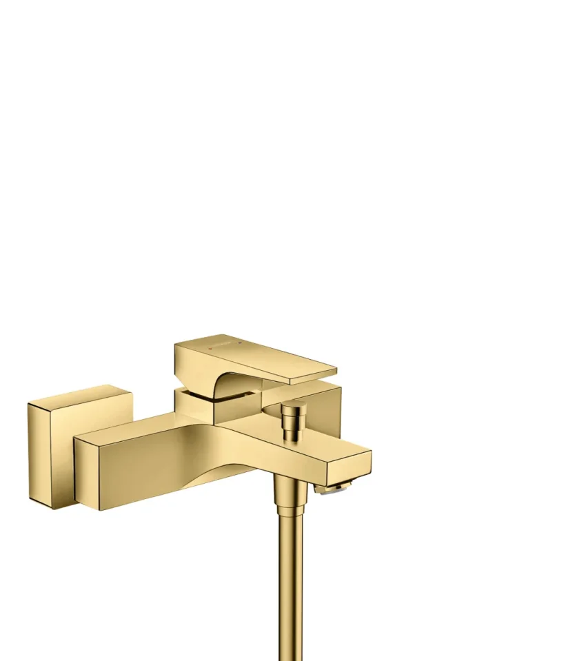 Hansgrohe Metropol Bath Mixers Exposed 246 X 199 X 155mm Gold - Polished product image - Image 1