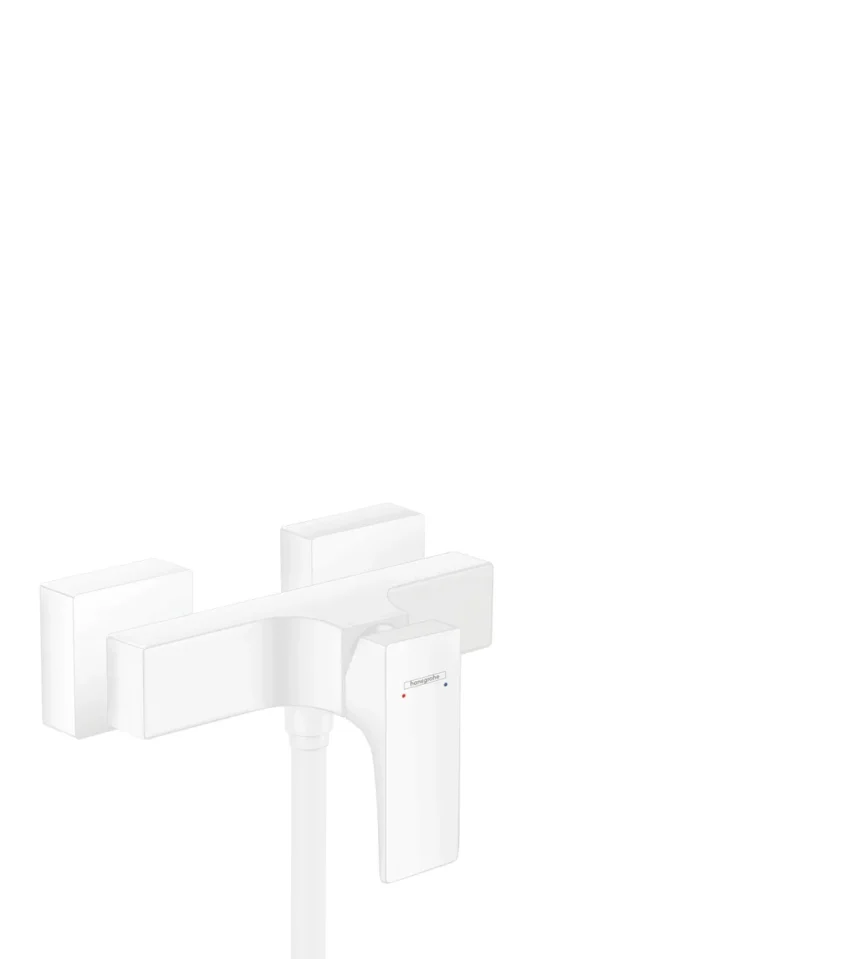 Hansgrohe Metropol Shower Mixers Exposed 246 X 199 X 155mm White - Matt product image - Image 1
