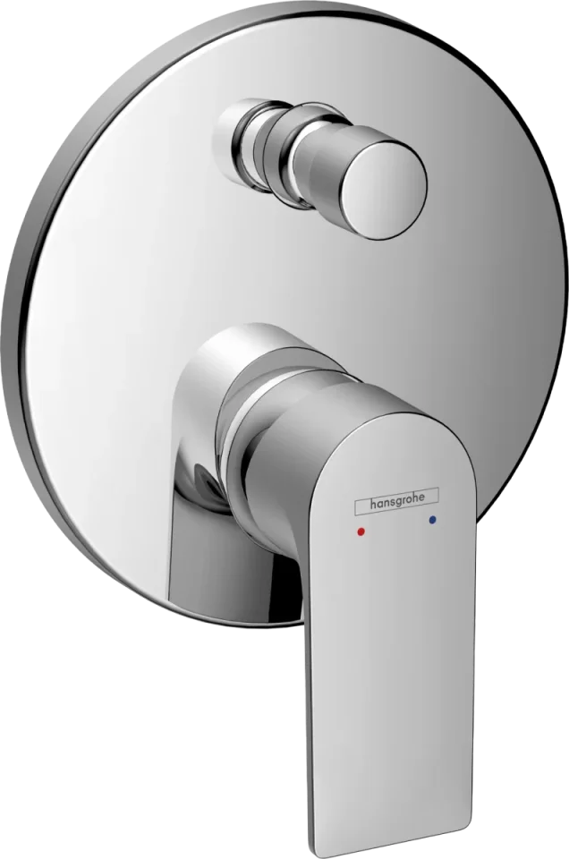 Hansgrohe Rebris E Bath Mixers Concealed 220 X 182 X 135mm Chrome product image - Image 1
